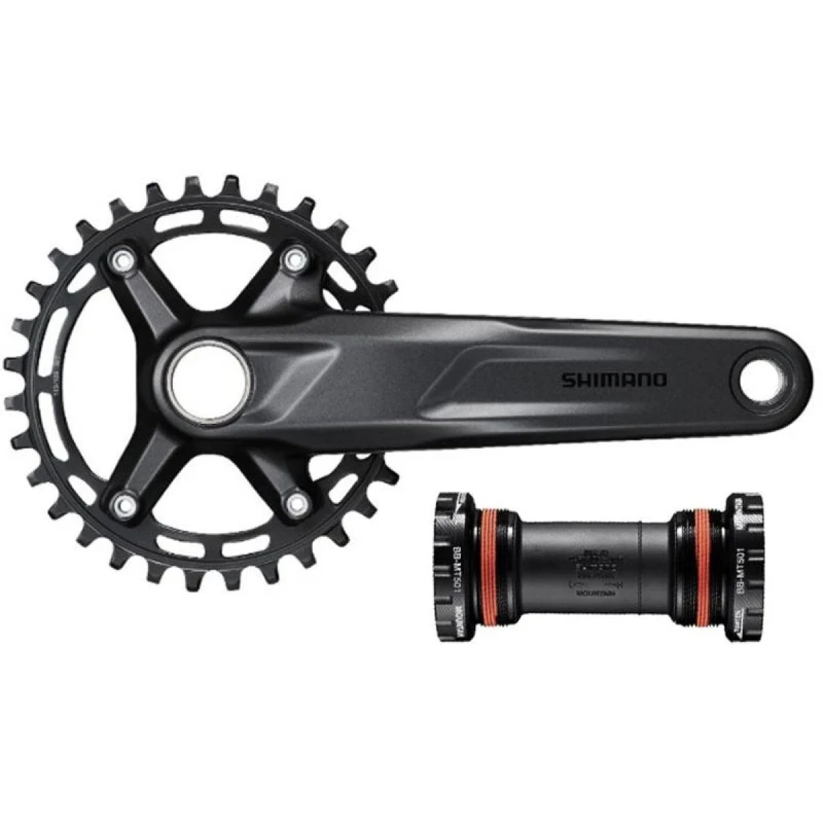 Shimano kliky Deore FC-MT511,175mm, 32 zubů,12 speed, Boost, pouzdro BB-MT501B · záber 1