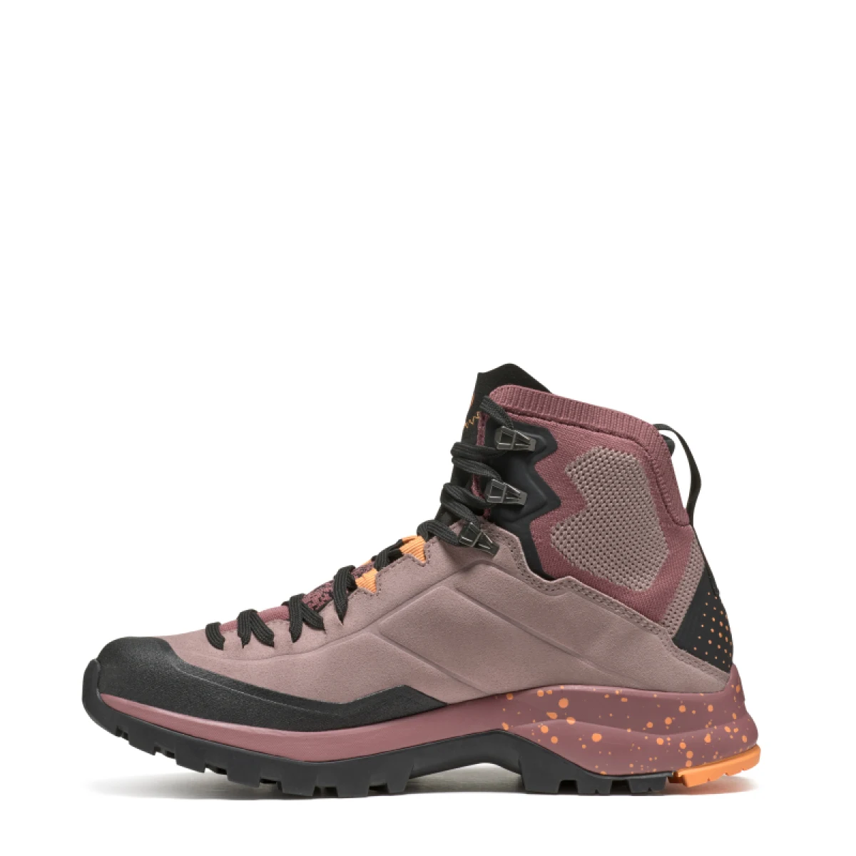 Dámská kotníková turistická celokožená obuv TECNICA Forge Hike MID GTX Ws, dark pink coral · záber 3