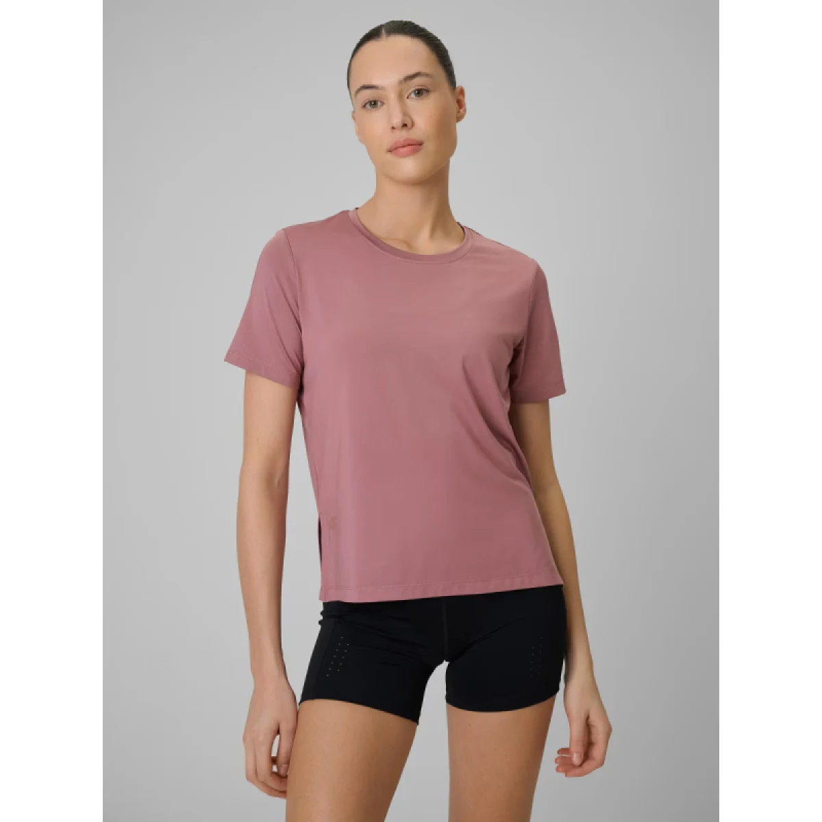 Dámské tréninkové tričko s krátkým rukávem 4F TSHIRT FNK F1847-65S-PALE CORAL · záber 2