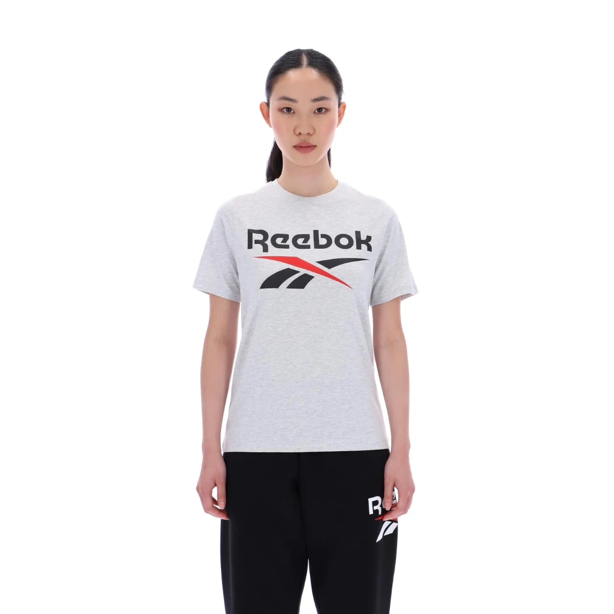 REEBOK Reebok dámske bavlnené tričko sivé S · záber 1