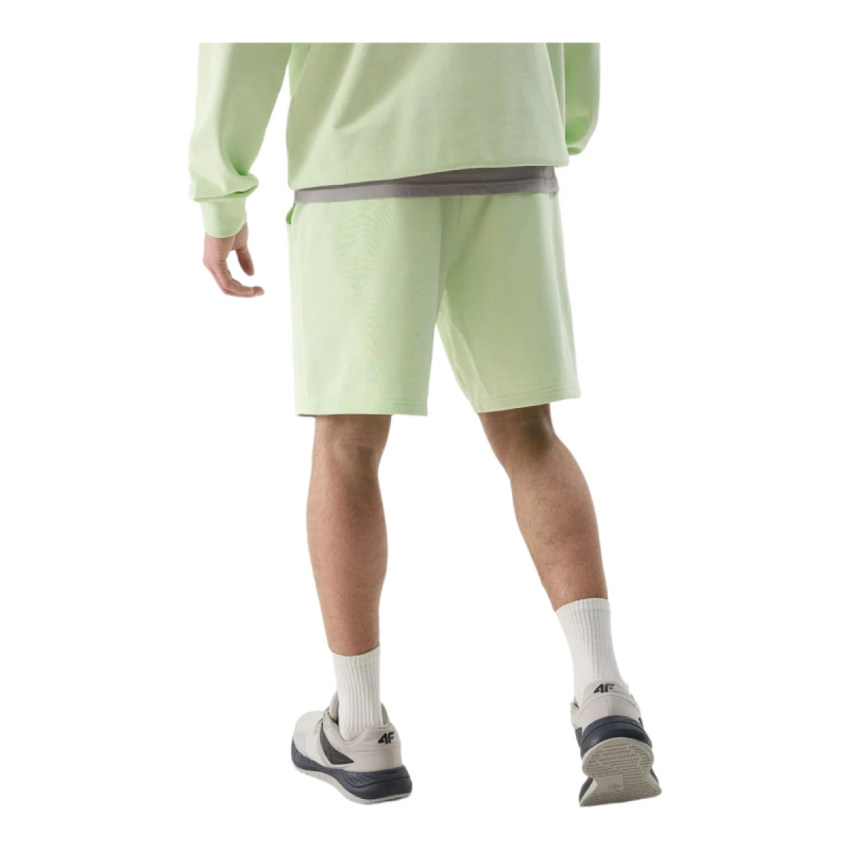 Pánske teplákové kraťasy 4F SHORTS CAS-WSS24TSHOM330-42S-LIGHT GREEN · záber 2