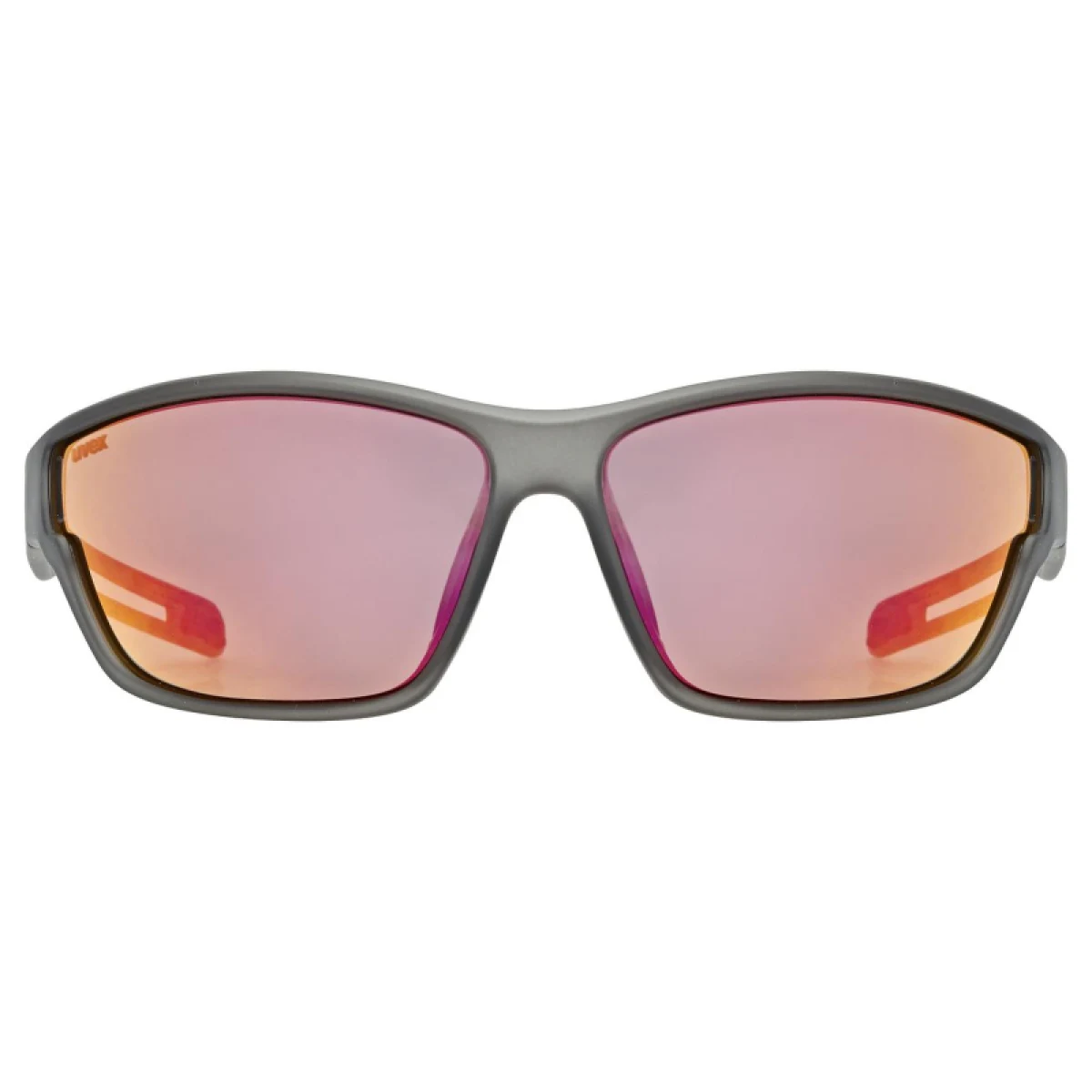 Cyklistické okuliare UVEX brýle Sportstyle 806 Smoke Matt Mirror Red · záber 3