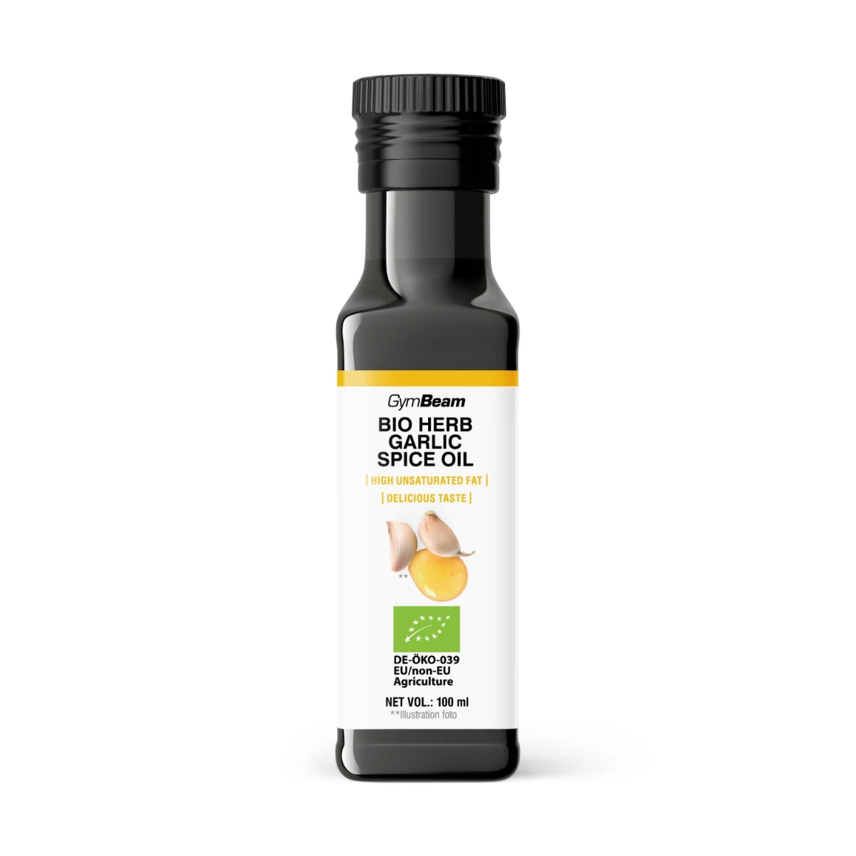GymBeam BIO Herb Garlic Spice Oil · záber 1