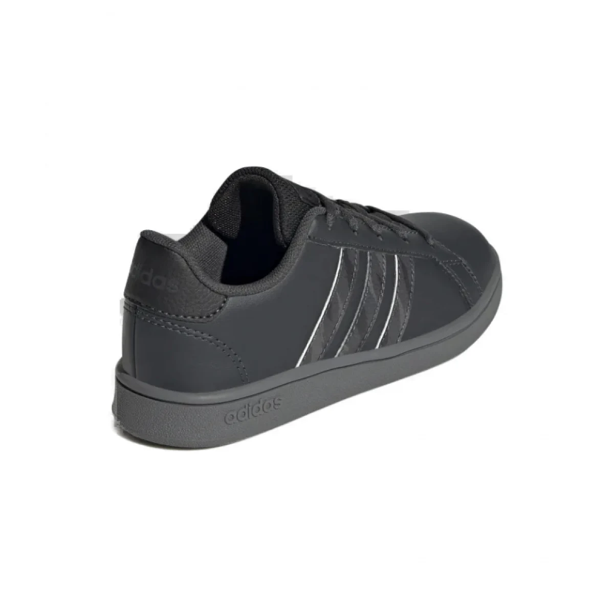 Juniorská rekreační obuv ADIDAS Grand Court Camouflage carbon grey four core black · záber 5