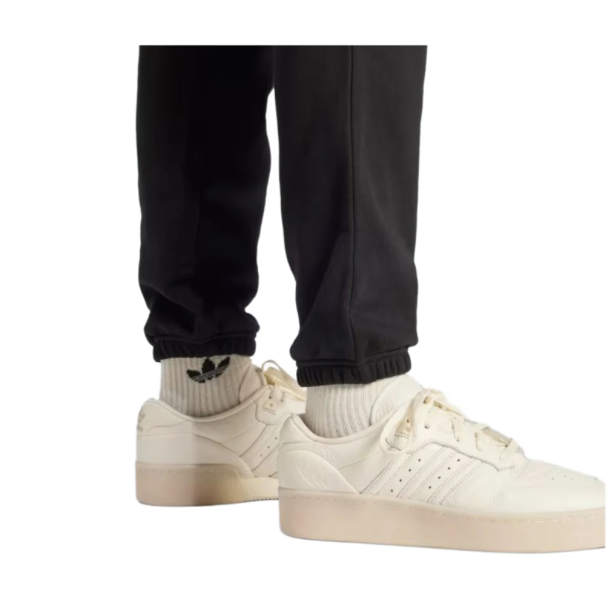 Pánske nohavice ADIDAS ORIGINALS ESS PANTS FT BLACK · záber 4