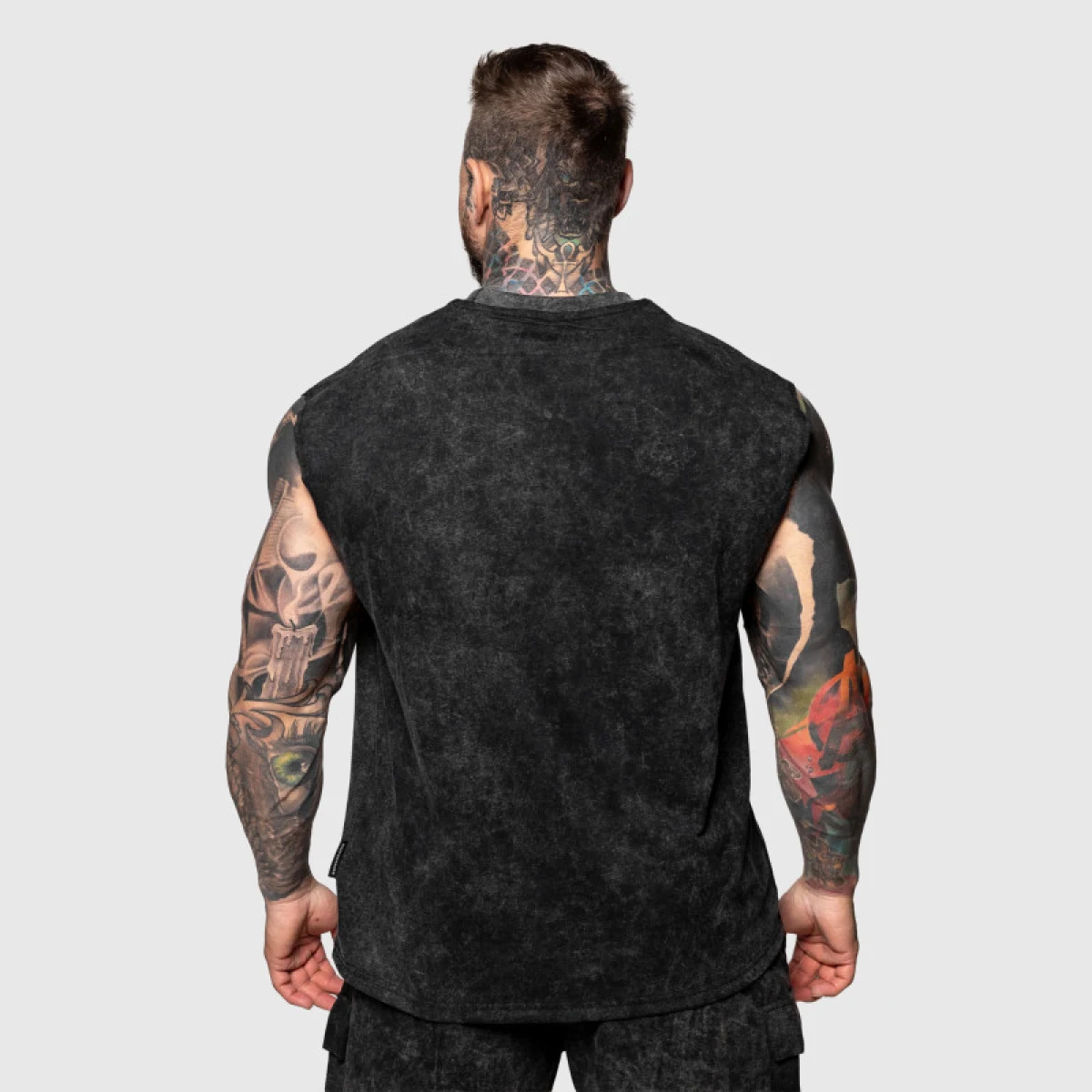 Tielko Iron Aesthetics Muscle Tee, washed black · záber 2