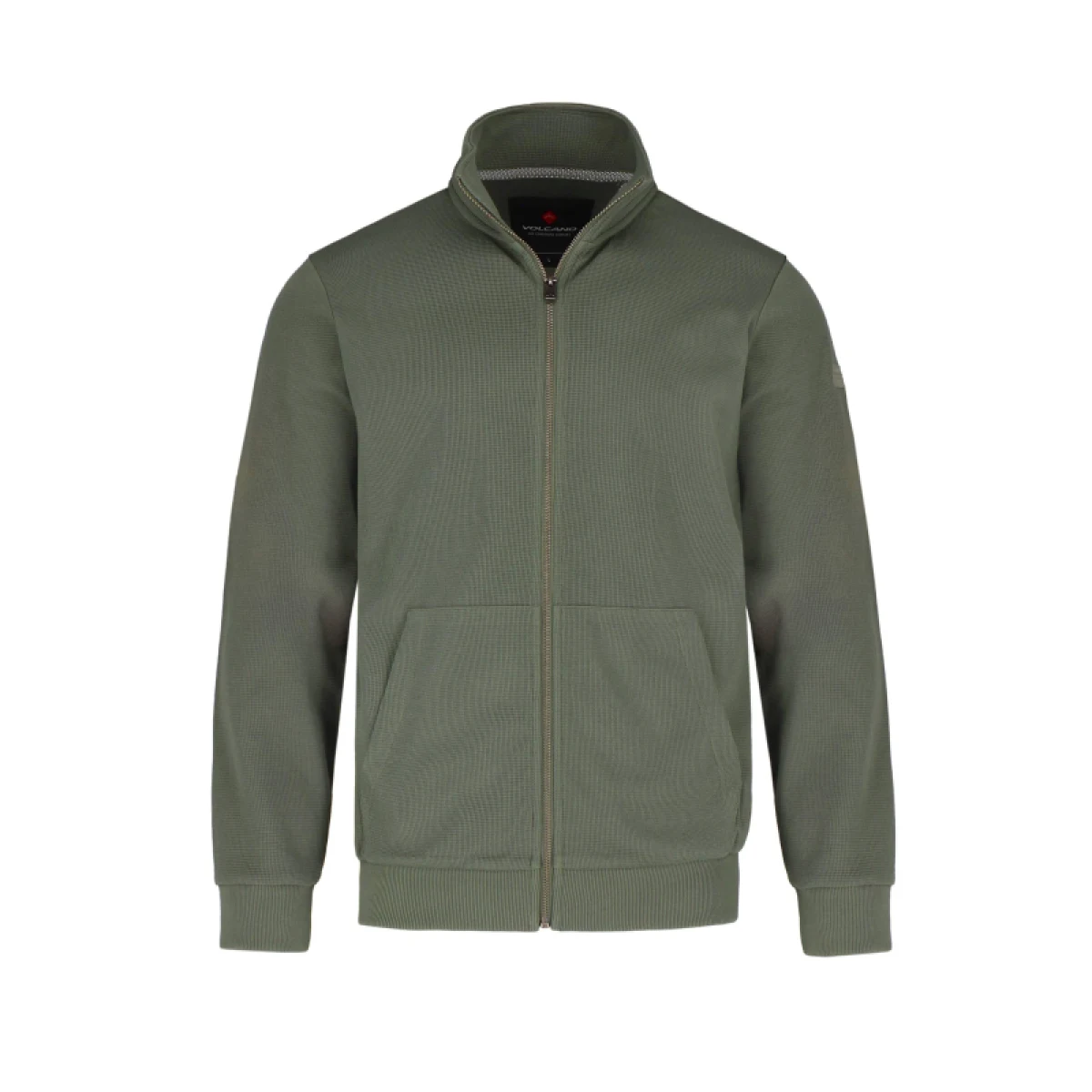 Pánská mikina se zipem VOLCANO B-GULF-KHAKI · záber 4