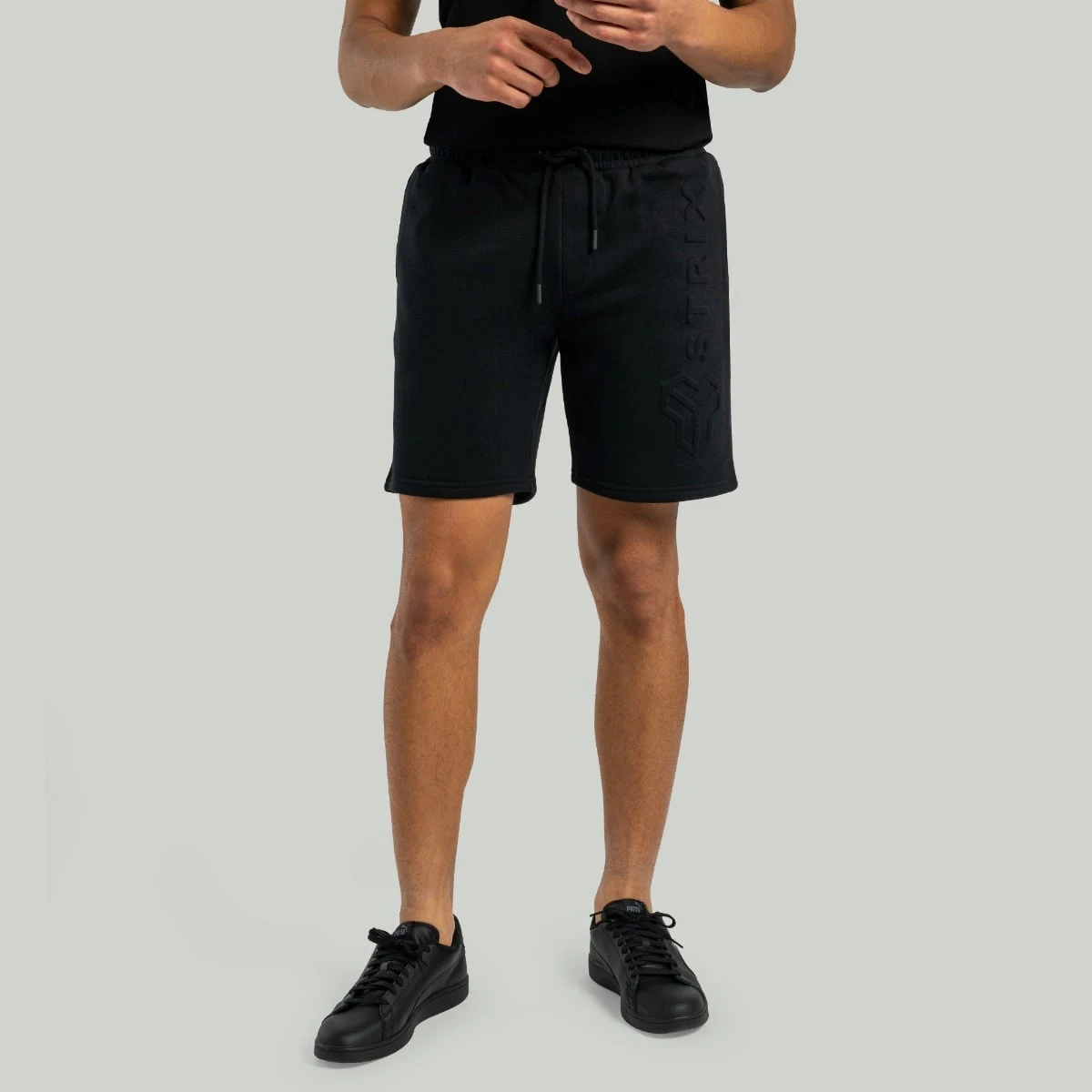 STRIX Embossed Shorts Black · záber 1