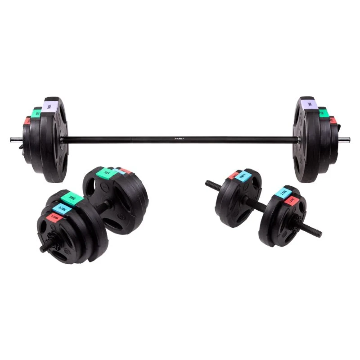 HMS PREMIUM Nakládací činky HMS SGSP60, 62 kg · záber 1