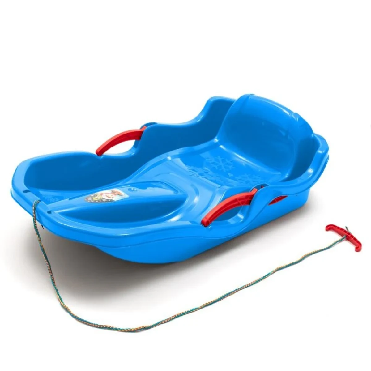 Baby Mix Plastové boby s opěradlem a brzdami SPEED BOB modré · záber 1