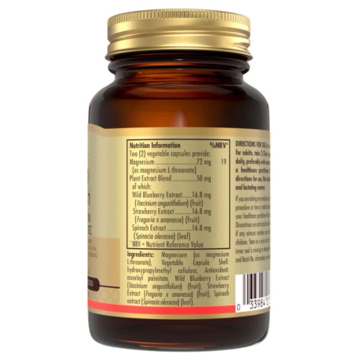 SOLGAR Magtein magnesium L-threonate 60 kapsúl · záber 2