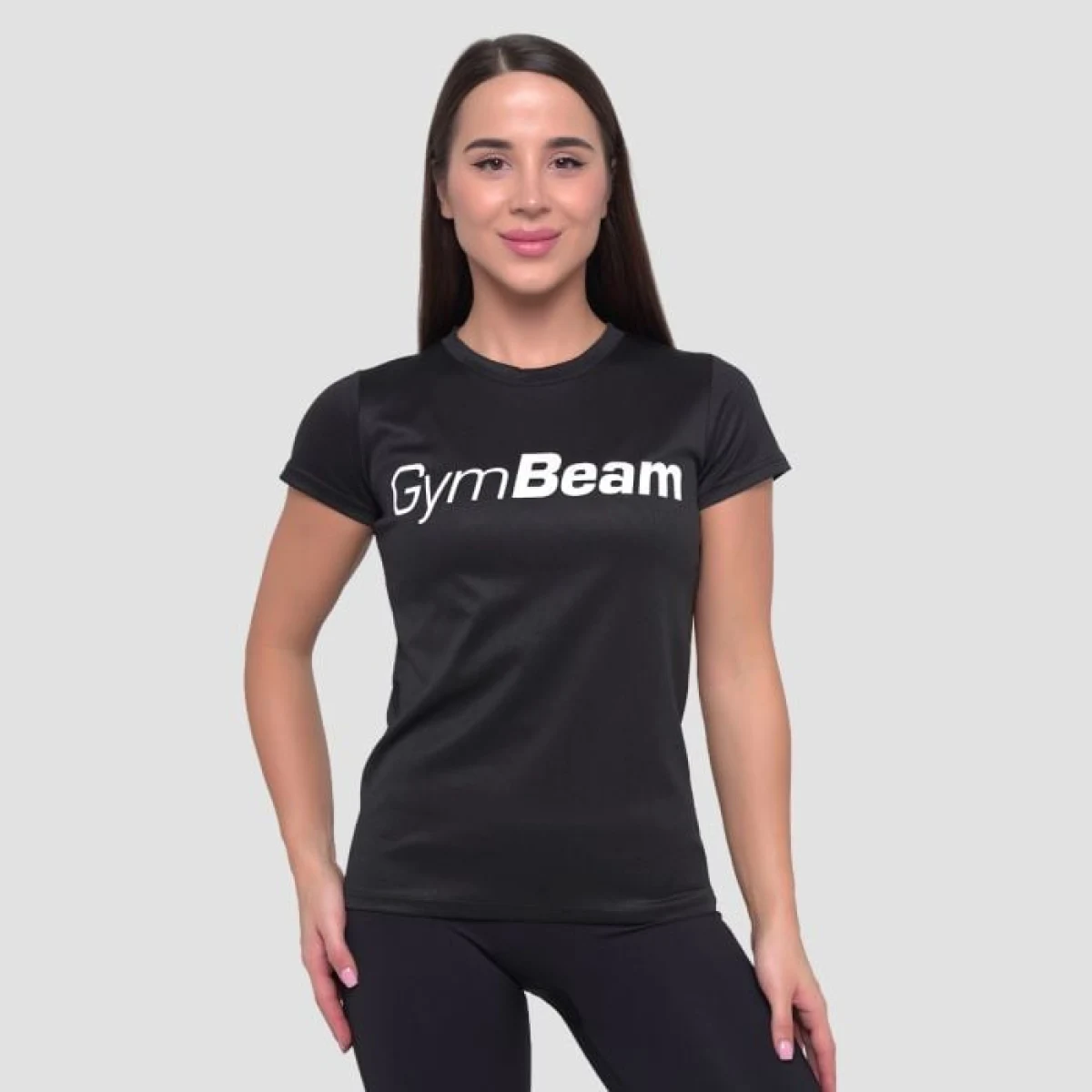 Дамска тениска Mesh Essence Black– GymBeam - Размер: XS | Тегло: 0,0967 g | Опаковка: 100 · záber 1