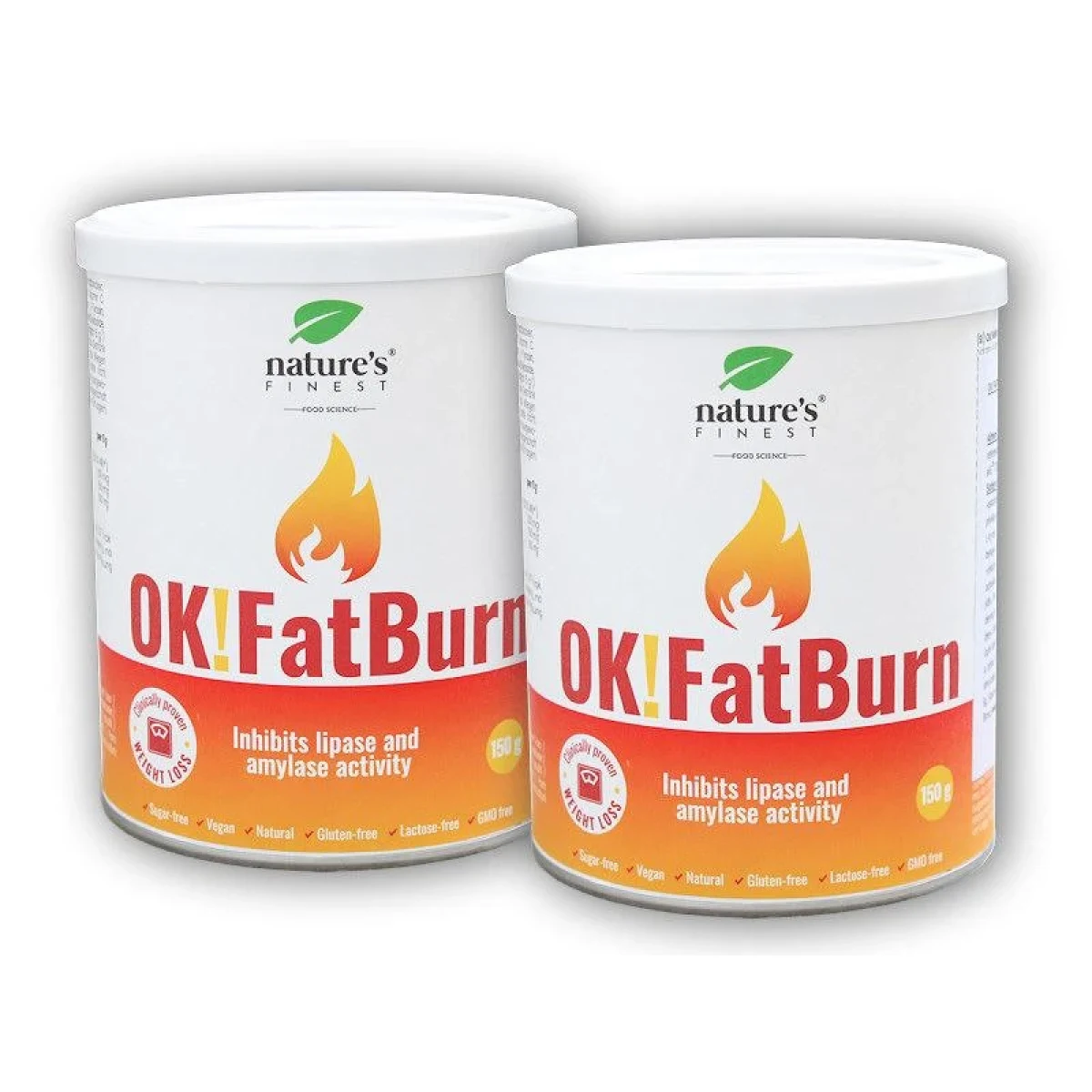 Natures Finest 2x OK! fat burn 150g · záber 1
