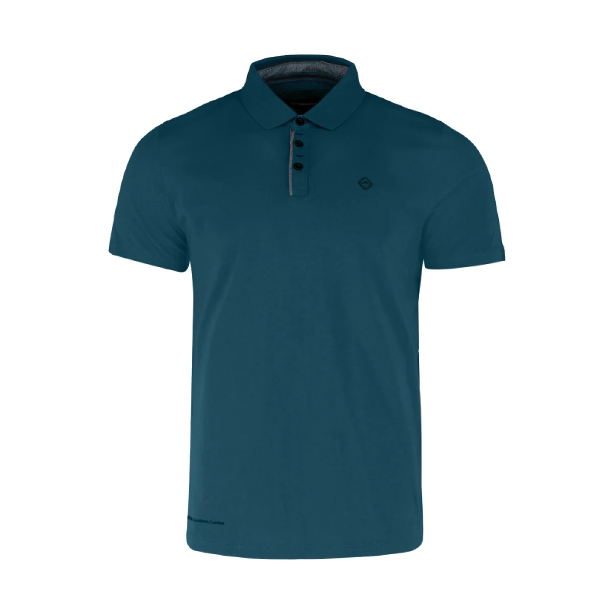 Pánské polo tričko s krátkým rukávem VOLCANO NIKOS-603-TURQUOISE · záber 5