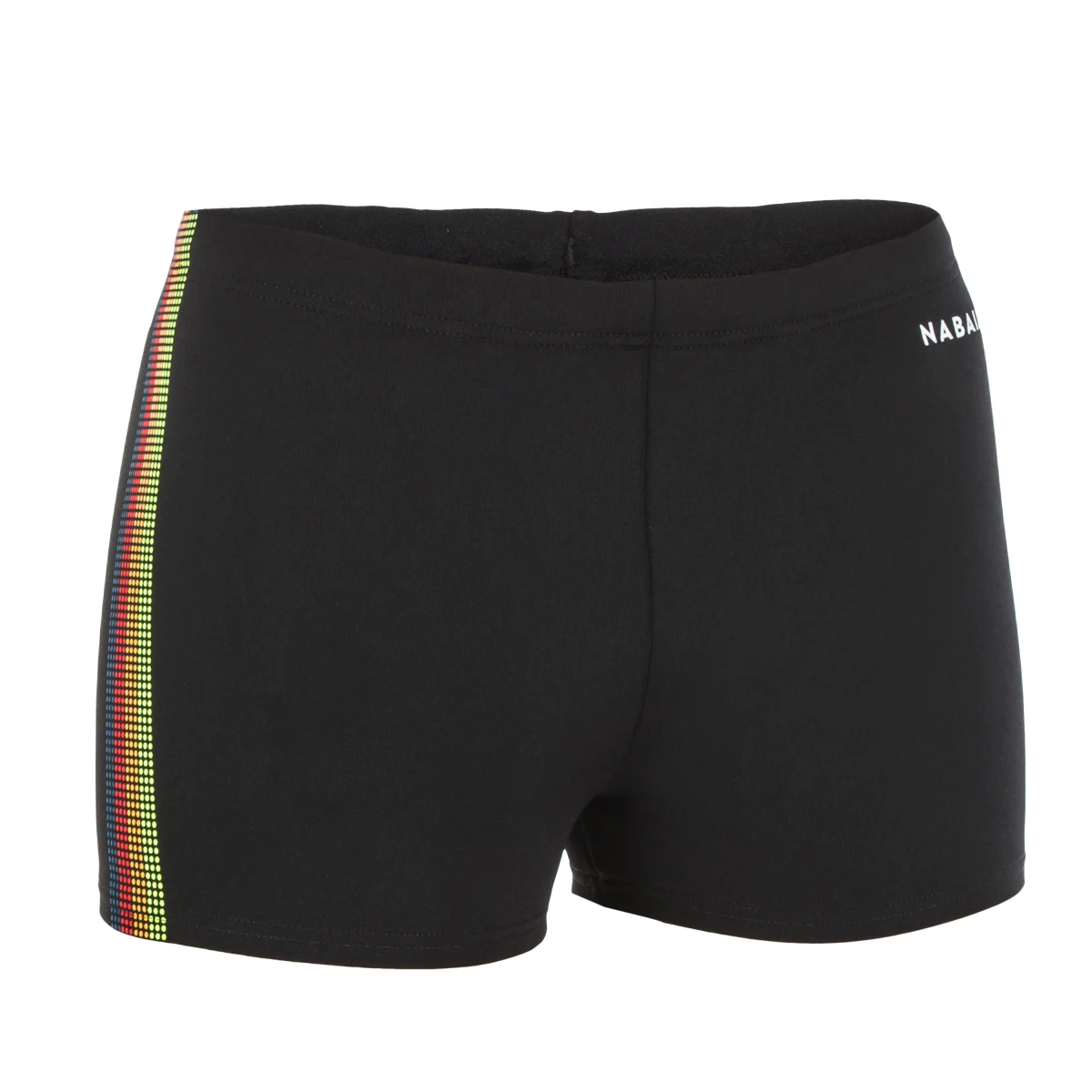 DECATHLON Chlapčenské boxerkové plavky čierno-žlté 14-15 r (161-172 cm) · záber 2