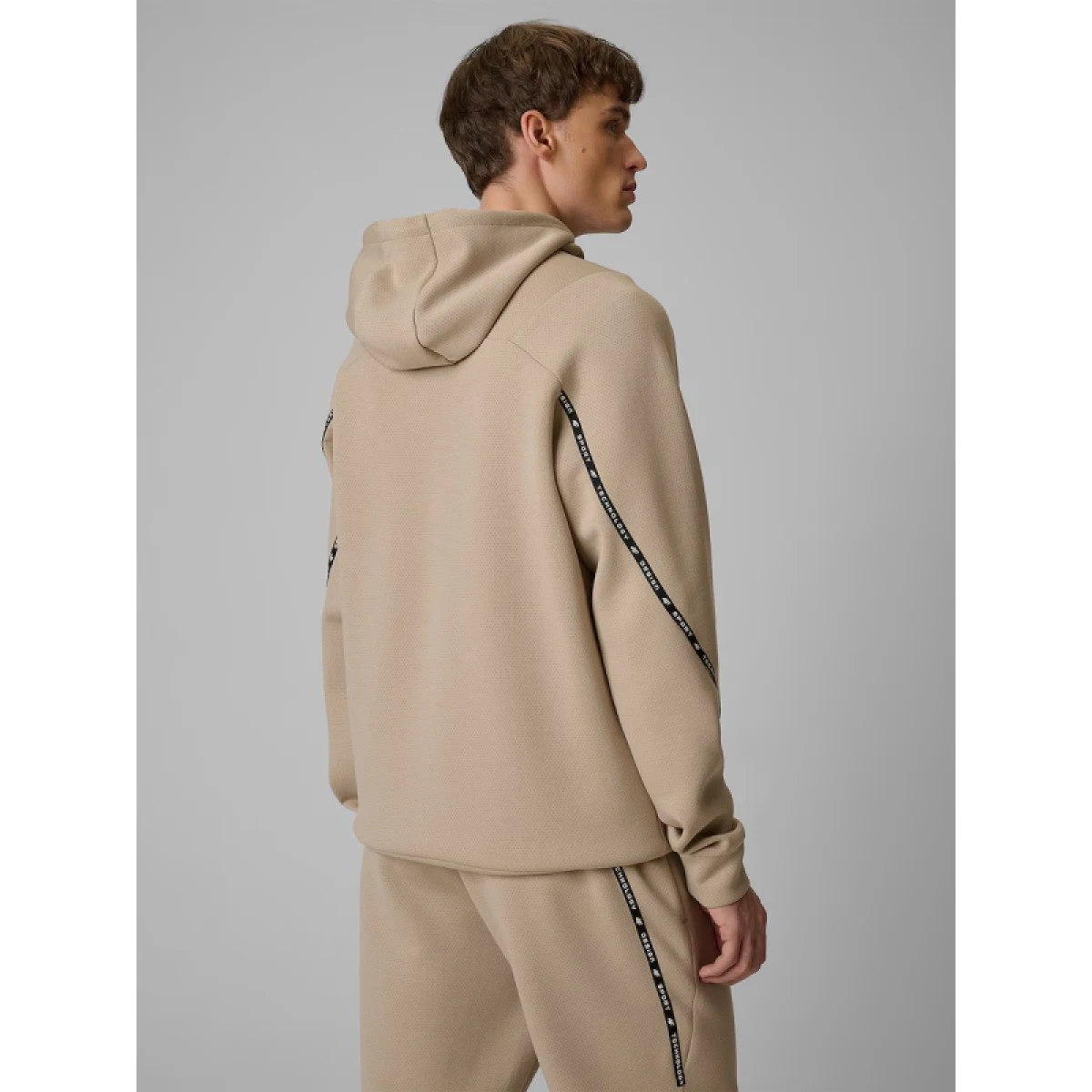 Pánska mikina s kapucňou 4F SWEATSHIRT M2238-83S-BEIGE · záber 4