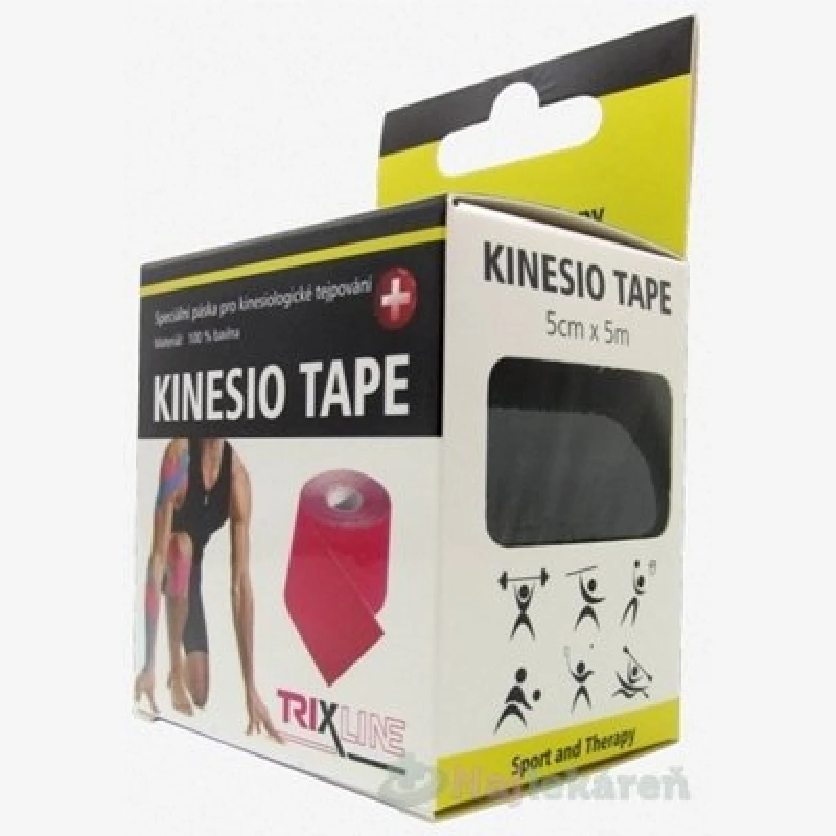KINESIO TAPE TRIXLINE telová, 5cmx5m, 1ks · záber 3
