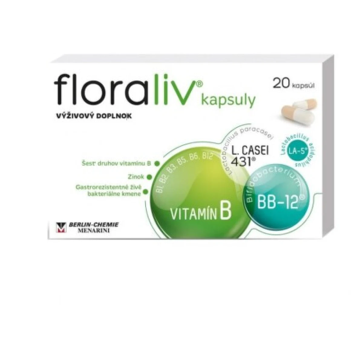 FLORALIV 20 kapsúl · záber 1