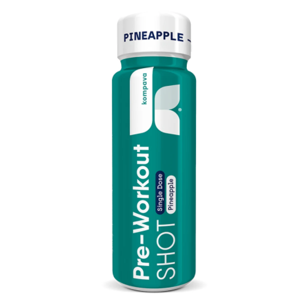 Kompava Pre-workout SHOT 60 ml, ananás · záber 1