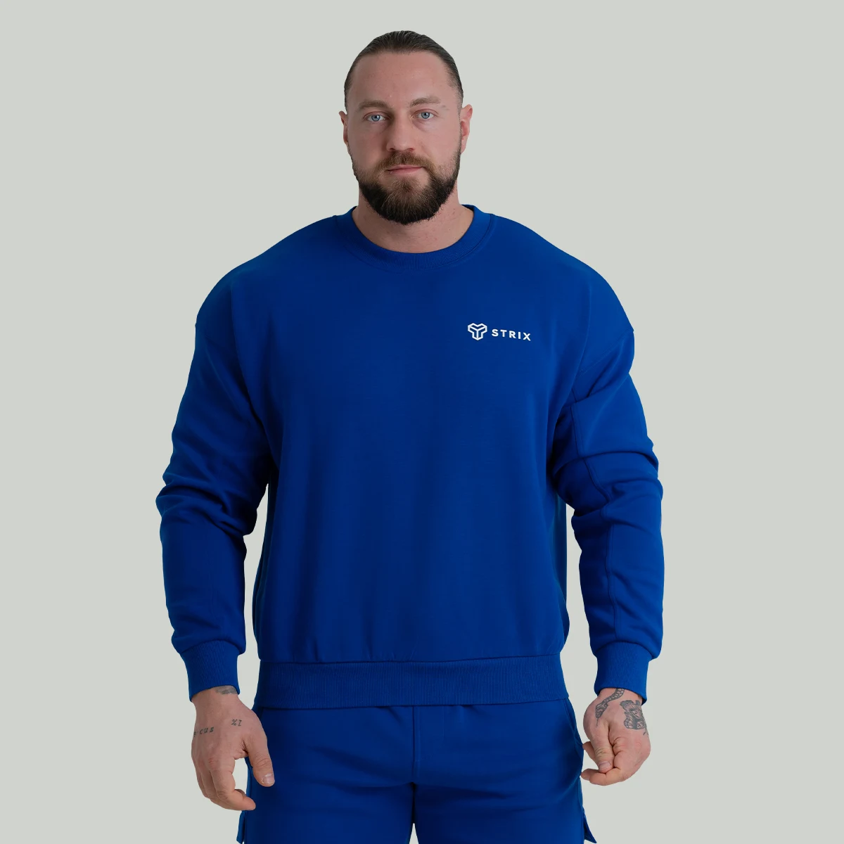 STRIX ZOA Relaxed Sweatshirt Sapphire - Veličina: S | Boja: Plava | Težina: 0,5198 g | Pakiranje: 35 · záber 1