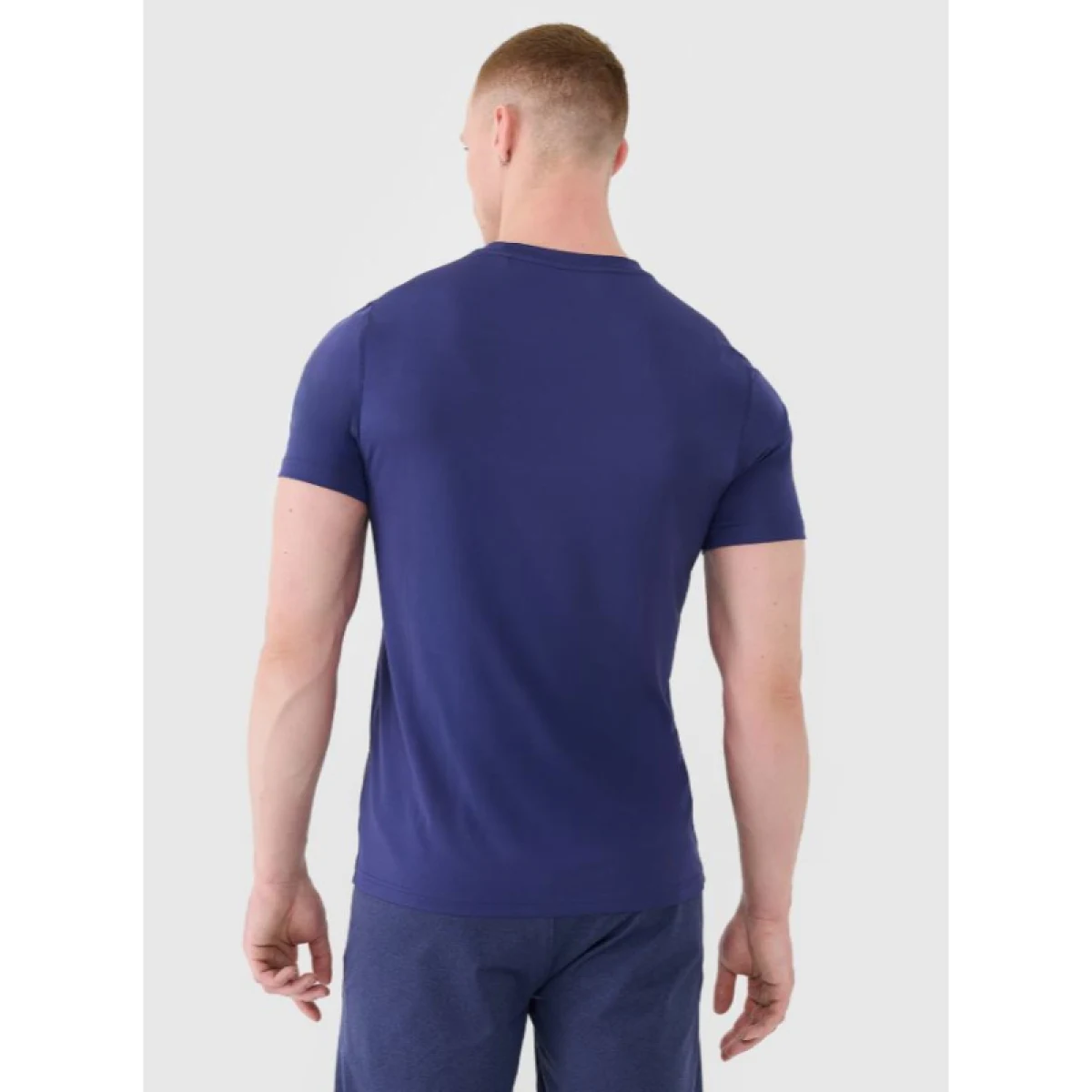 Pánské tréninkové tričko s krátkým rukávem 4F TSHIRT FNK M1343-30S-DARK BLUE · záber 3