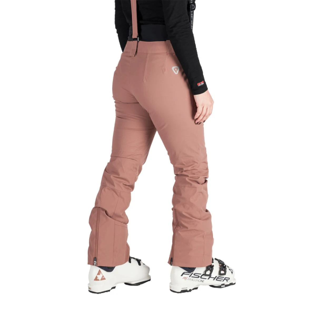 Dámske lyžiarske nohavice NORTHFINDER MYLEE-521roseblack · záber 4