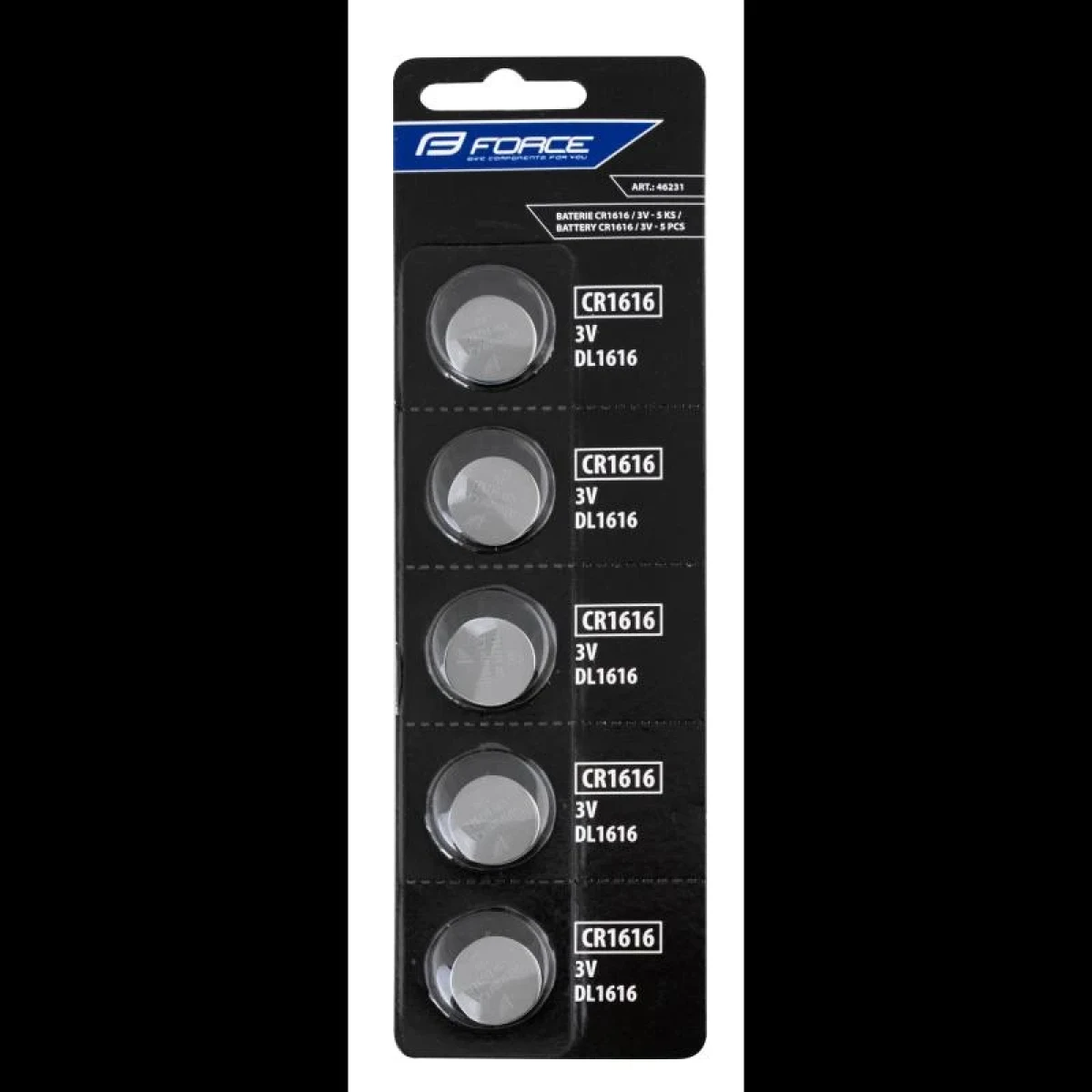 Force Baterie mincové CR1616 / 3V 1 x 5 ks · záber 1