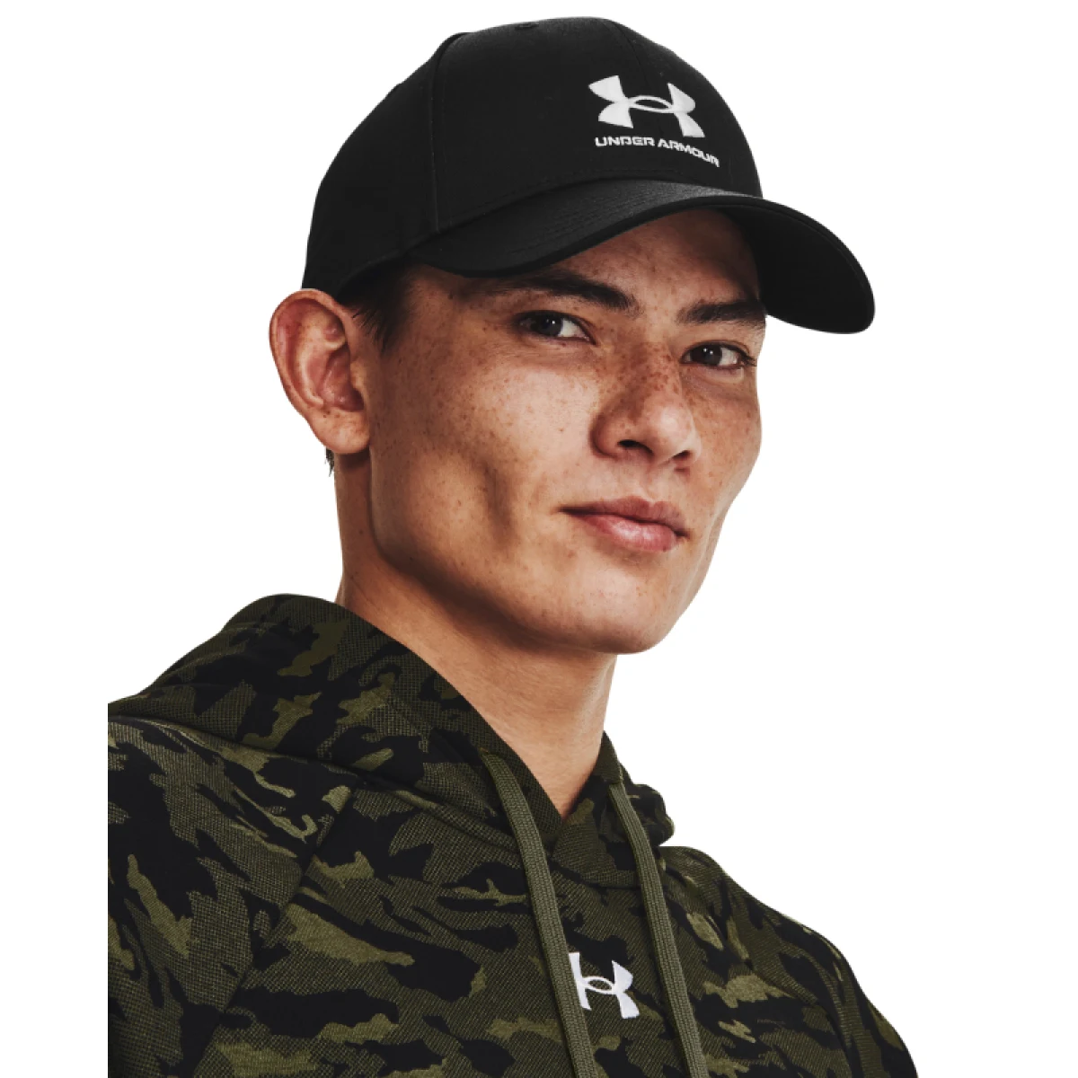 Pánská kšiltovka UNDER ARMOUR Mens Branded Lockup Adj-BLK · záber 3