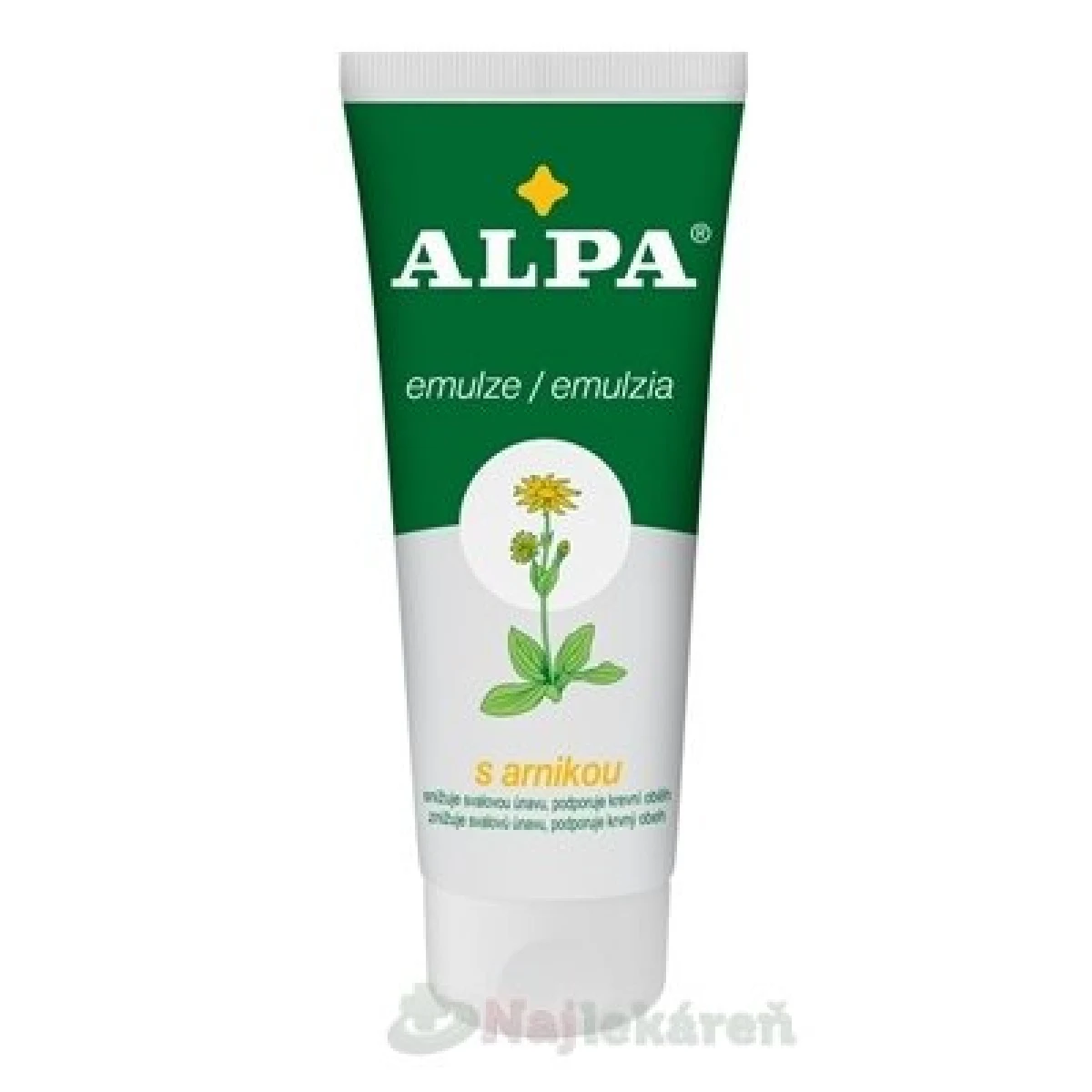 Alpa masážna emulzia Arnika 100 ml · záber 1