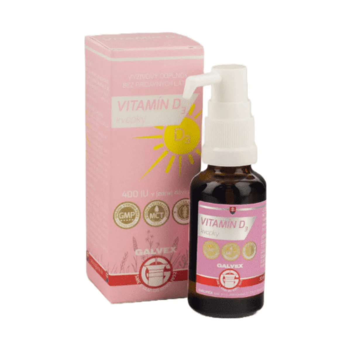GALVEX Vitamín D3 kvapky 30 ml · záber 1