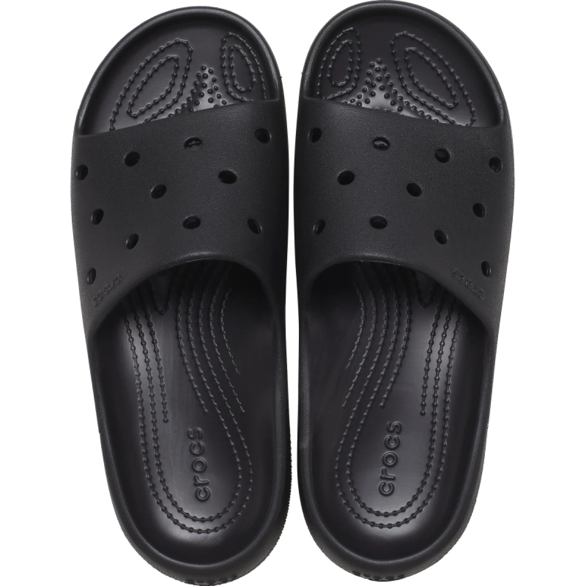 Pantofle (plážová obuv) CROCS Classic Slide V2 black · záber 4
