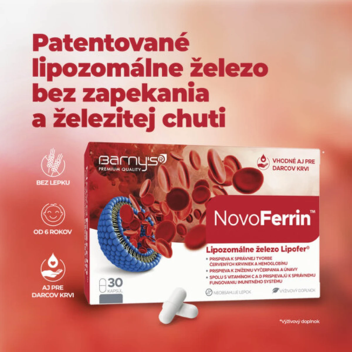 BARNY´S Novoferrin 30 kapsúl · záber 2
