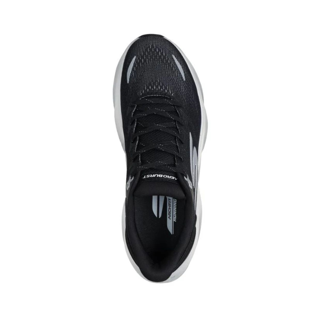 Pánska bežecká obuv SKECHERS Aero Burst M black white · záber 4
