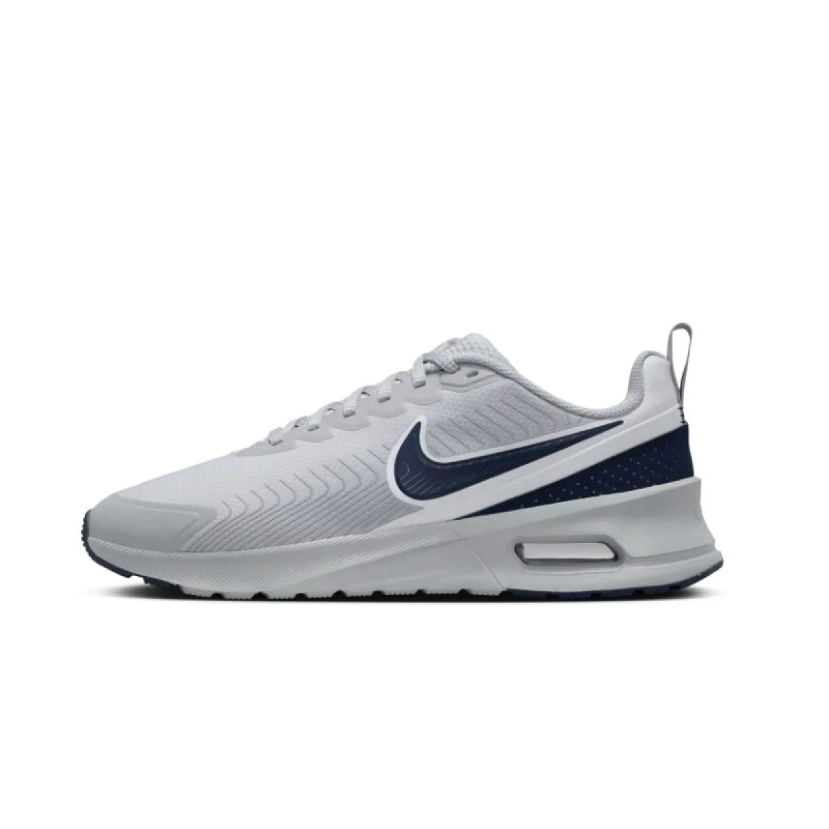 Pánská rekreační obuv NIKE Air Max Nuaxis M light smoke grey cyber white obsidian · záber 3