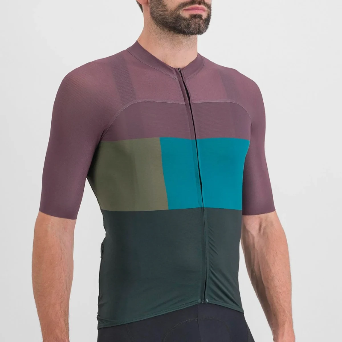 Pánský cyklistický dres s krátkým rukávem SPORTFUL Snap jersey, scarab huckleberry · záber 4