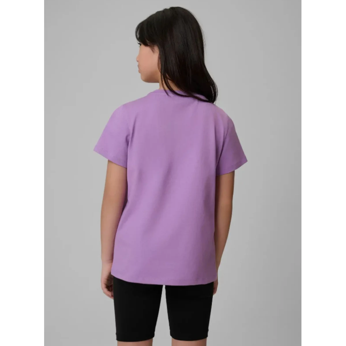 Dievčenské kraťasy 4F JUNIOR SHORT TIGHTS CAS F028-20S-DEEP BLACK · záber 3