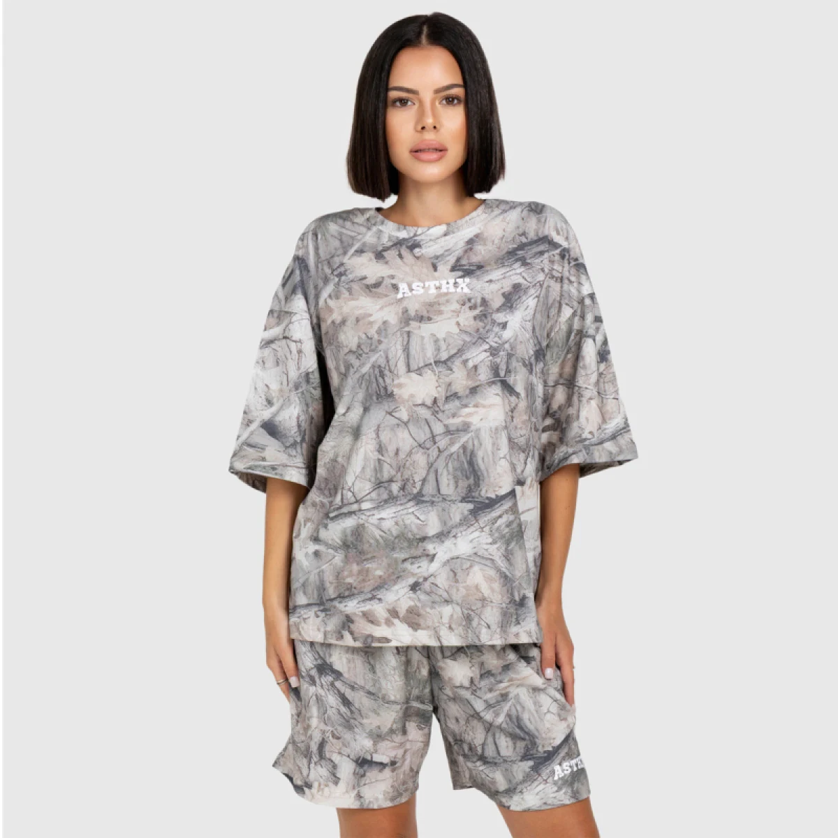 Dámske tričko Iron Aesthetics Camo tree, light · záber 8