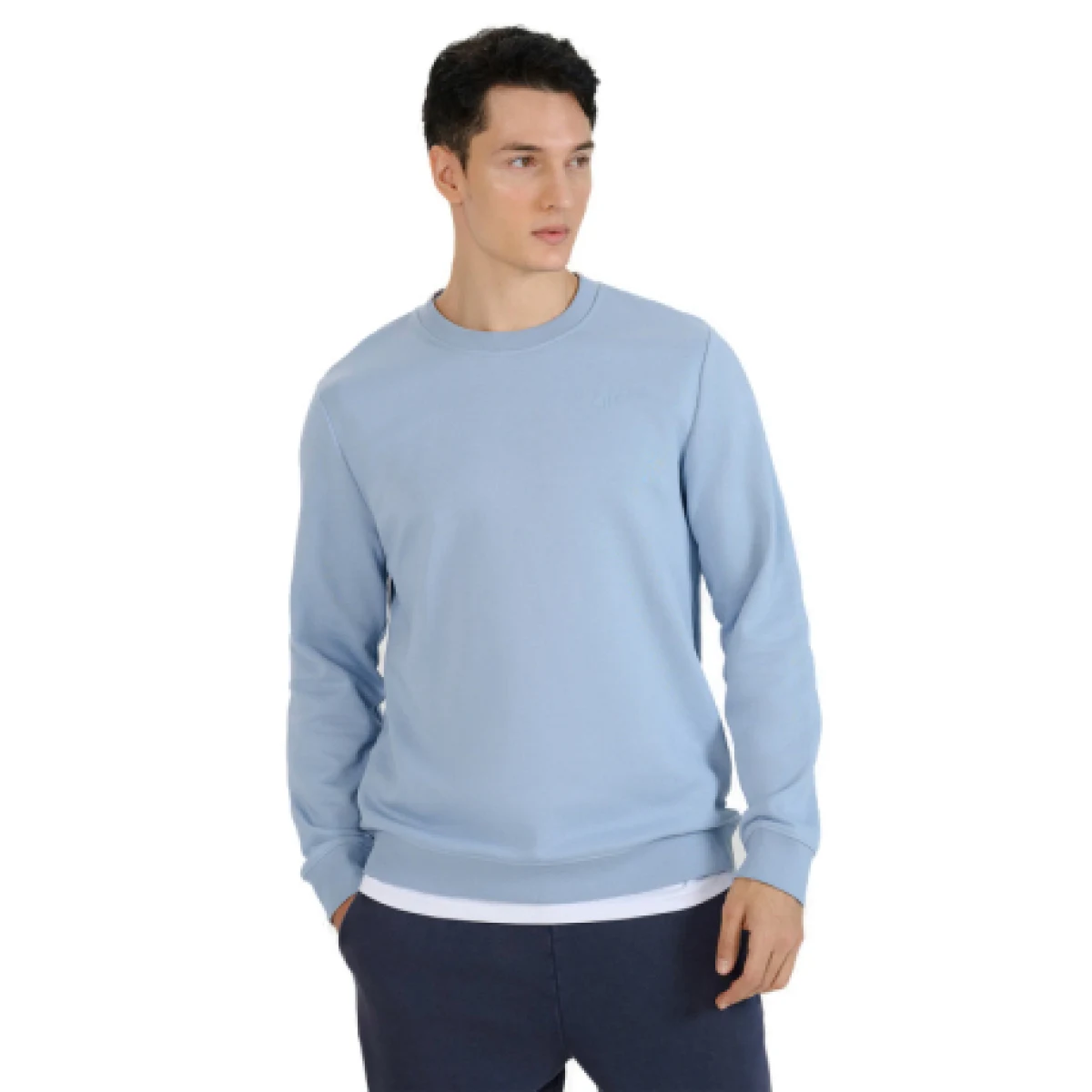 Pánská mikina 4F SWEATSHIRT M1622-34S-LIGHT BLUE · záber 1