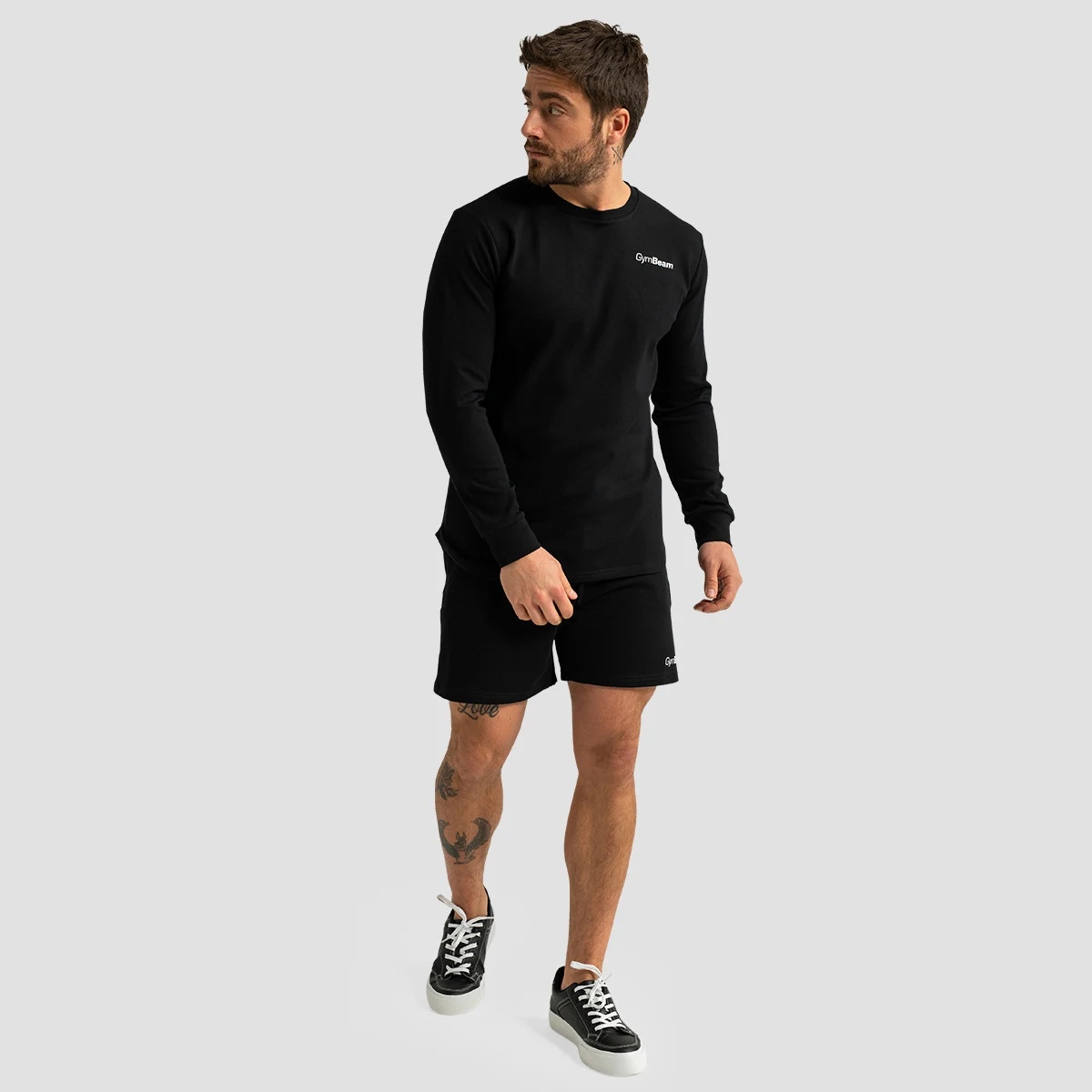 GymBeam Dukserica Limitless Black - Boja: Crna | Težina: 0,434 g · záber 5