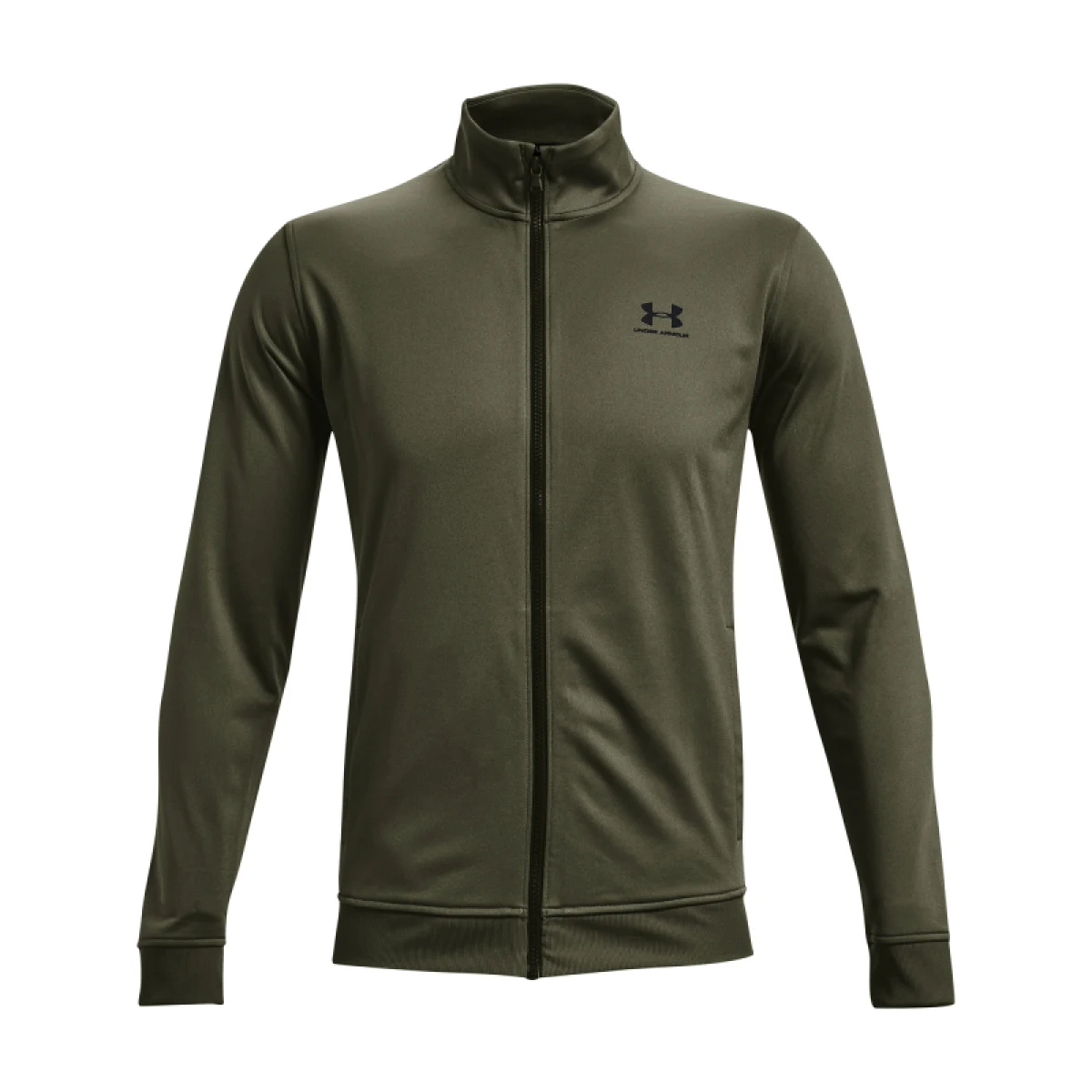 Pánská mikina se zipem UNDER ARMOUR SPORTSTYLE TRICOT JACKET-GRN · záber 5