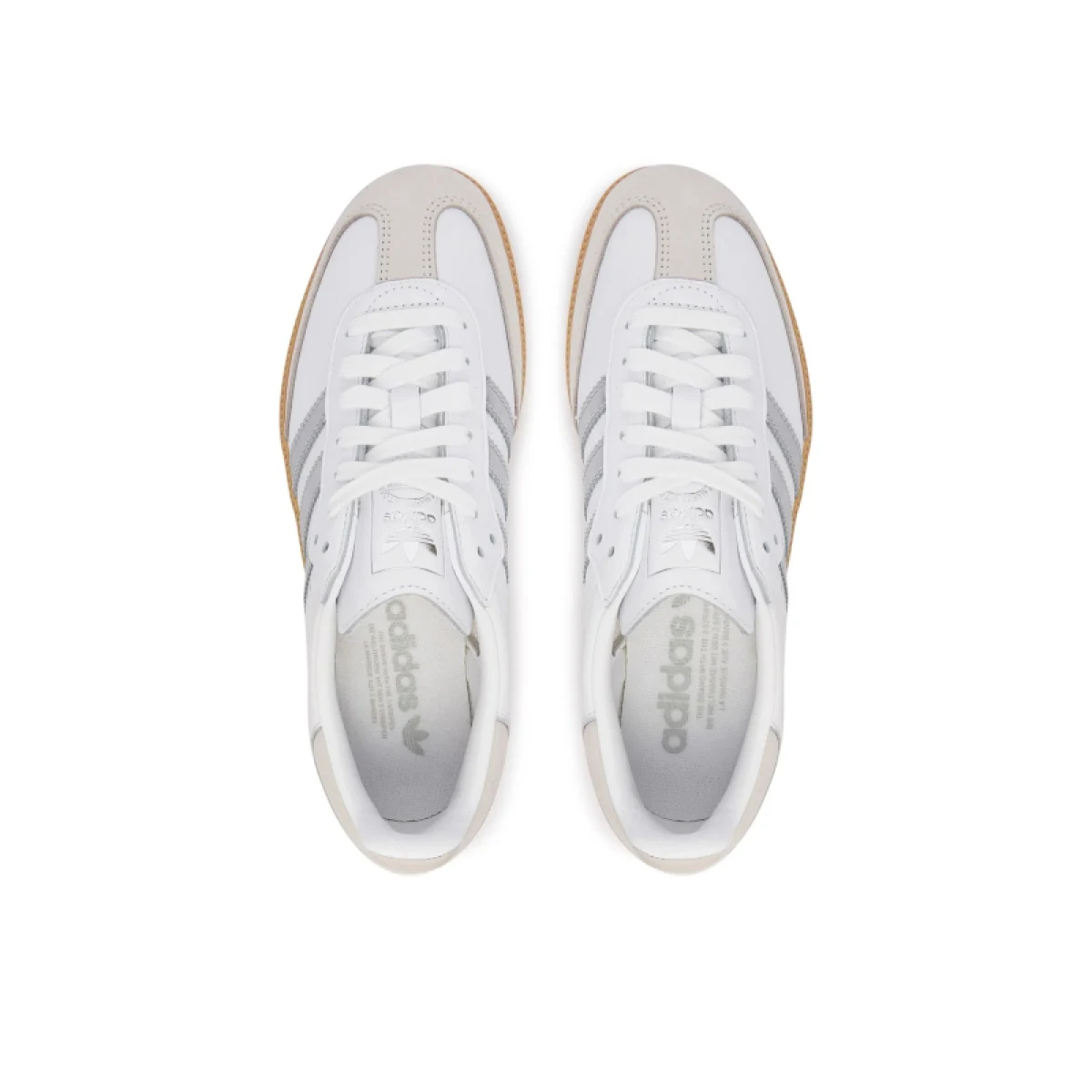 Dámska vychádzková obuv ADIDAS ORIGINALS Samba OG W cloud white silver metallic grey one · záber 3
