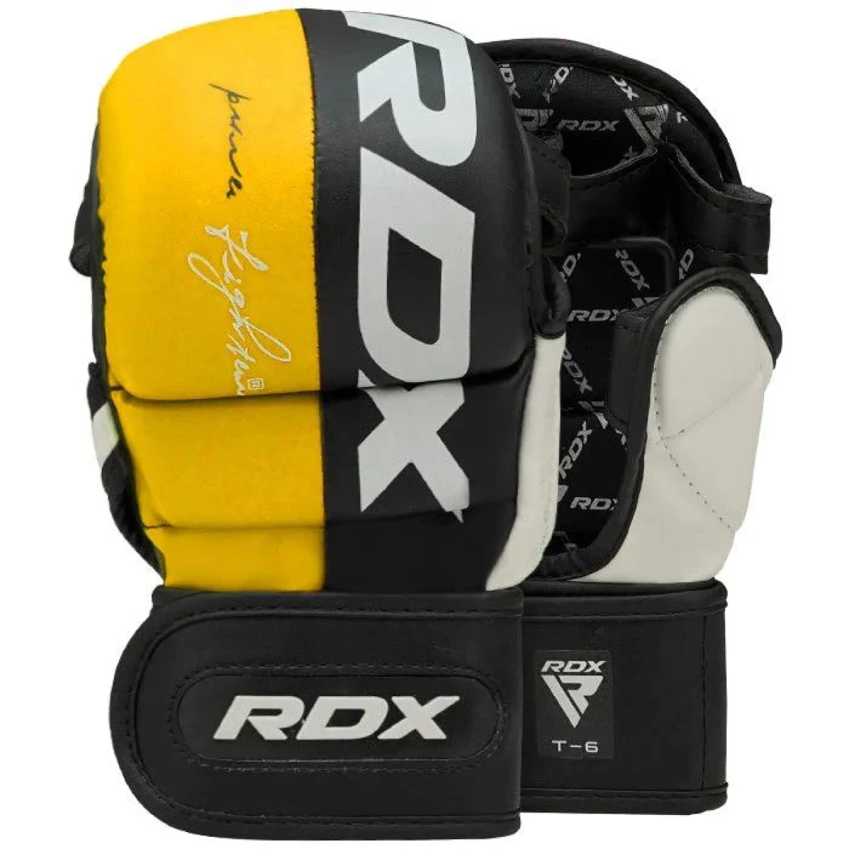 RDX Sparring rukavice T6 MMA žluté XL · záber 1