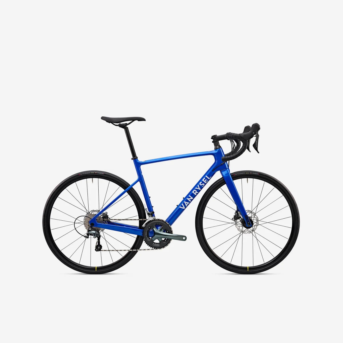 VAN RYSEL Cestný bicykel NCR CF Tiagra karbónový modrý 2XS · záber 1
