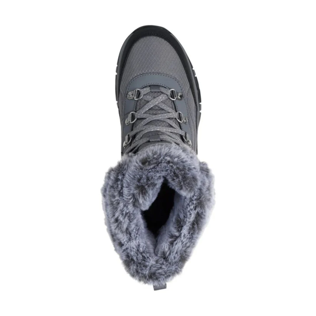 Dámske vysoké zimné topánky SKECHERS Trego Stormie WP W charcoal black · záber 4