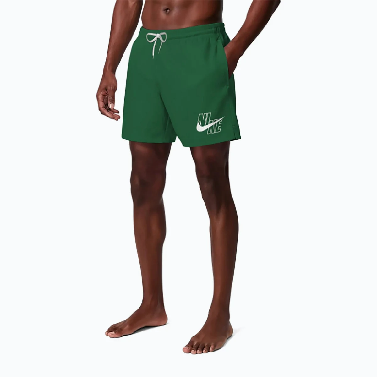 Pánské plavky NIKE SWIM Logo Lap 5 MALACHITE GREN · záber 2