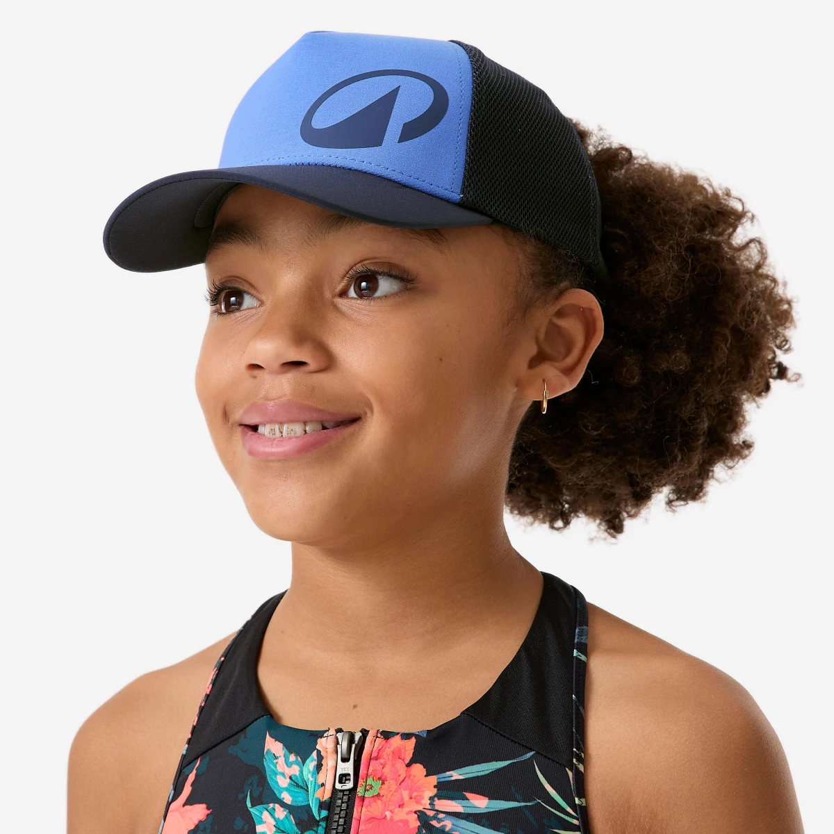 DECATHLON Detská šiltovka Trucker Surf modrá S (53-56 cm) · záber 2