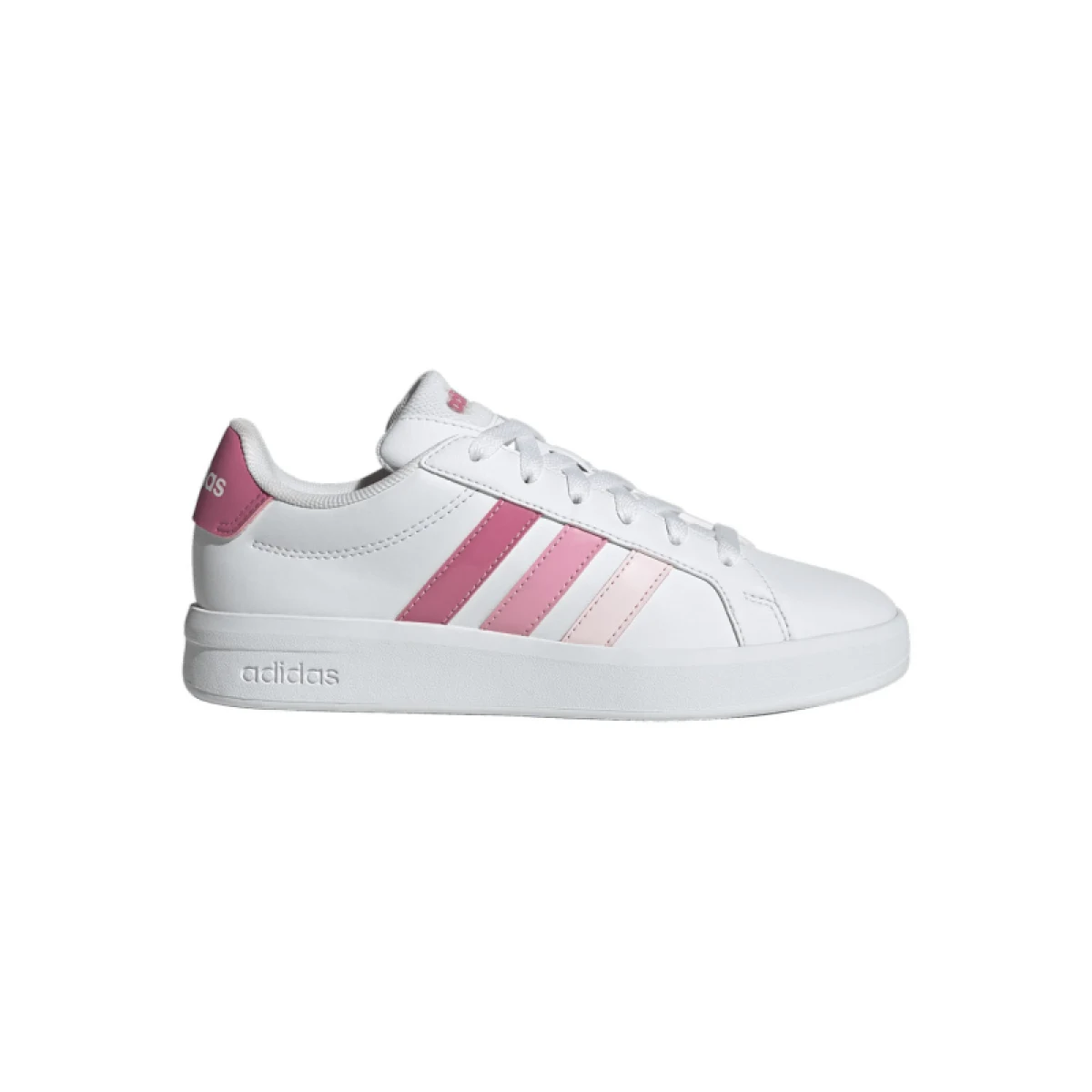 Dievčenská rekreačná obuv ADIDAS Grand Court 3.0 Jr cloud white pink fusion bliss pink · záber 2