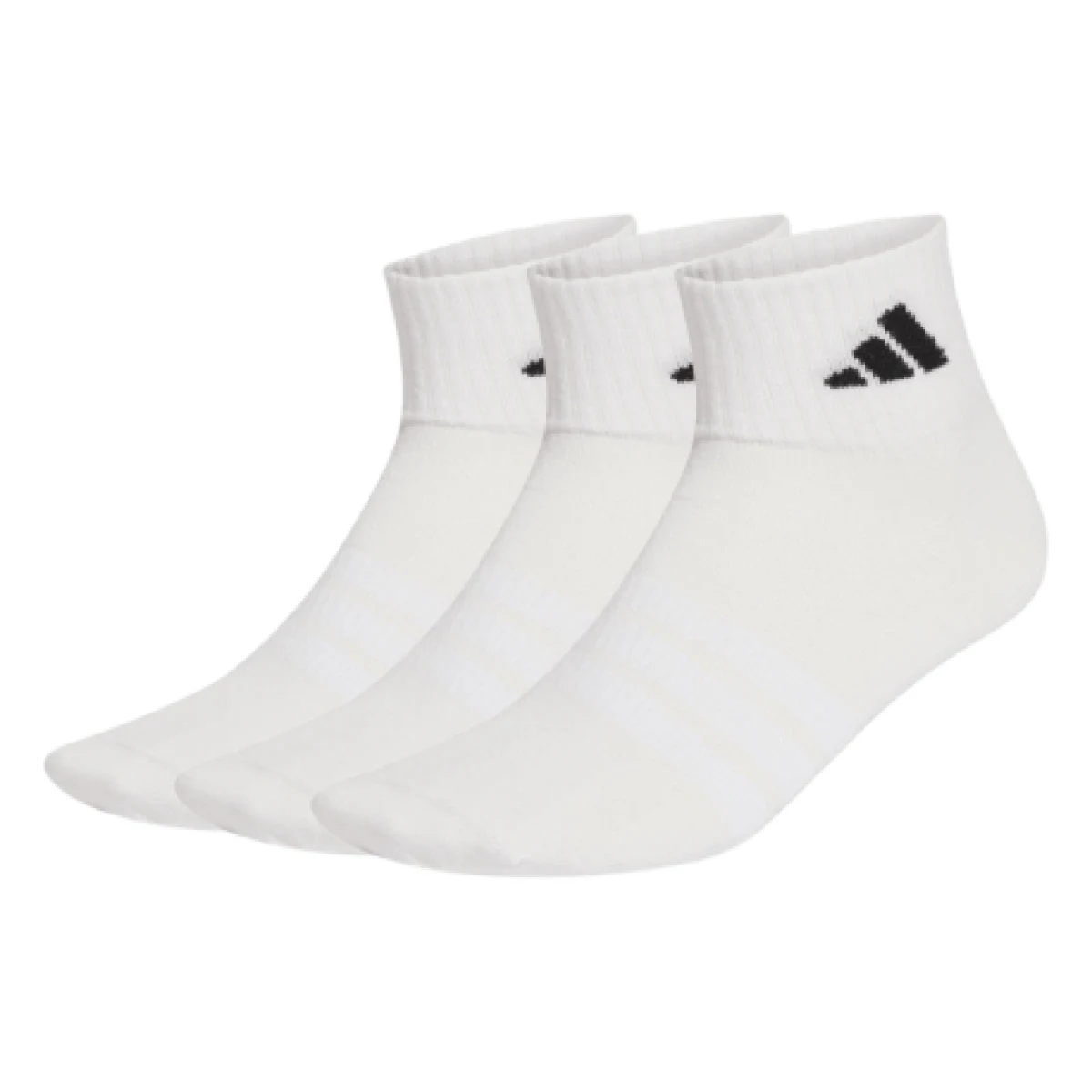 Ponožky ADIDAS 3PACK-T ESS ANK 3P WHITE WHITE BLACK · záber 1