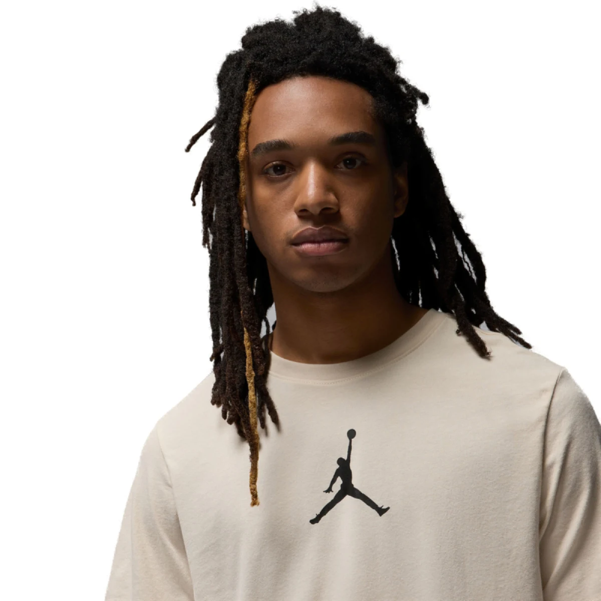Tričko s krátkým rukávem NIKE Jordan Jumpman-CW5190-203-beige · záber 3