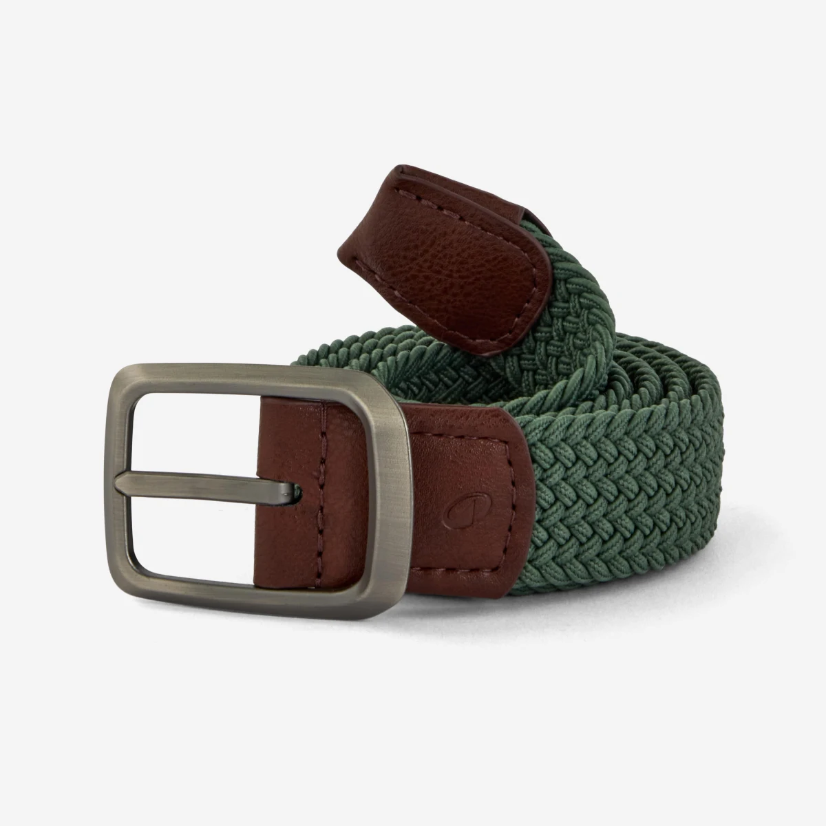 INESIS Opletený elastický golfový opasok zelený XS-S · záber 1